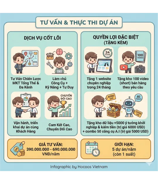 Tư Vấn Và Thực Thi Dự Án Hocoos VN