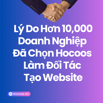 Lý Do Hơn 10,000 Doanh Nghiệp Đã Chọn Hocoos Làm Đối Tác Tạo Website