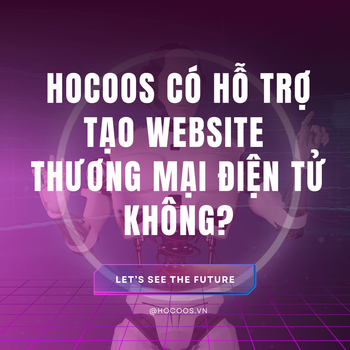 Hocoos Có Hỗ Trợ Tạo Website Thương Mại Điện Tử Không?